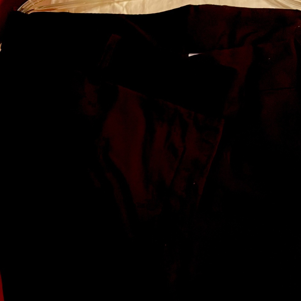 Black straight leg trouser